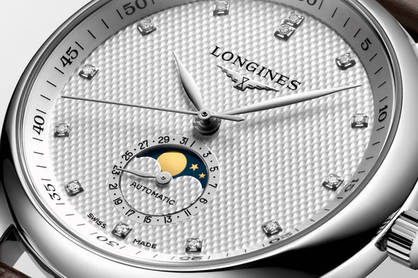 LONGINES Master 浪琴巨擘系列真鑽月相機械錶 40mm L29094773
