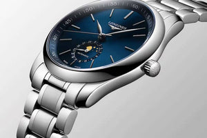 LONGINES Master 浪琴巨擘系列月相機械錶 藍面 40mm L29094926
