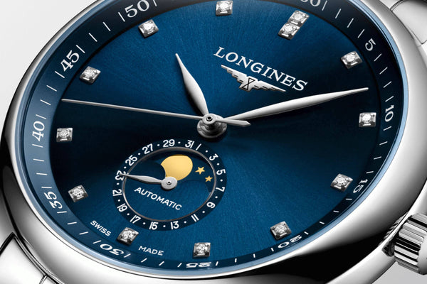 LONGINES Master 浪琴巨擘系列真鑽月相機械錶 40mm L29094976