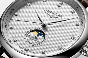 LONGINES Master 浪琴巨擘系列真鑽月相機械錶 42mm L29194773