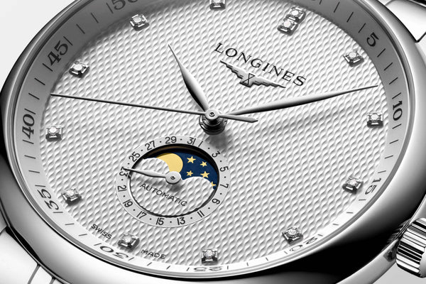 LONGINES Master 浪琴巨擘系列真鑽月相機械錶 42mm L29194776