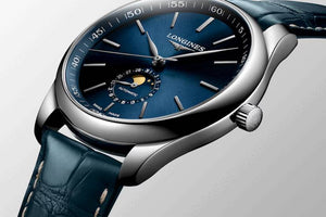 LONGINES Master 浪琴巨擘系列月相機械錶 藍面 42mm L29194920