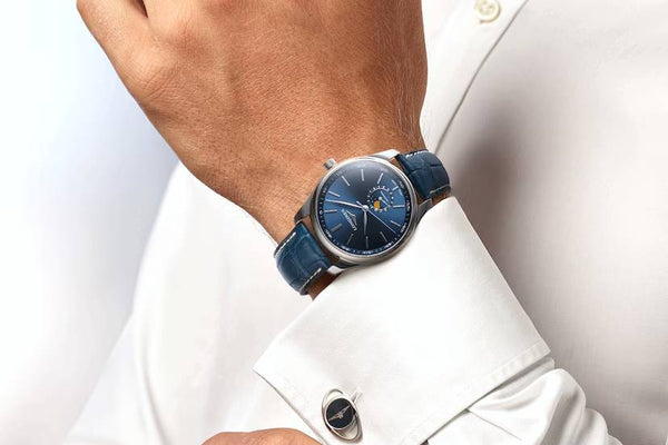 LONGINES Master 浪琴巨擘系列月相機械錶 藍面 42mm L29194920