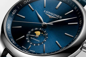 LONGINES Master 浪琴巨擘系列月相機械錶 藍面 42mm L29194920