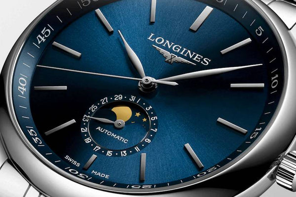 LONGINES Master 浪琴巨擘系列月相機械錶 藍面 42mm L29194926