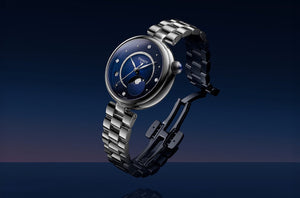 TISSOT 天梭 Desir 系時尚月相鑽石石英女士腕錶 28mm T152.223.11.496.00 T1522231149600