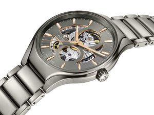 Rado 雷達錶 TRUE 真我系列開芯高科技電漿陶瓷機械鏤空腕錶 40mm R27108112