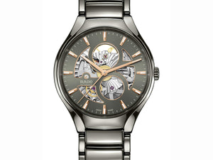 Rado 雷達錶 TRUE 真我系列開芯高科技電漿陶瓷機械鏤空腕錶 40mm R27108112 - 新萬國鐘錶