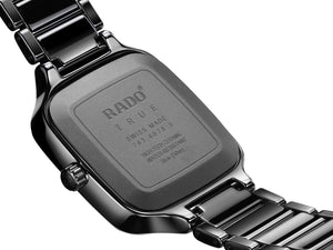 RADO 雷達錶TRUE SQUARE 真我系列方形陶瓷自動機械腕錶 38mm R27078172