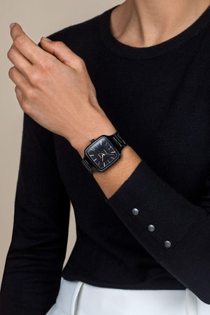 RADO 雷達錶TRUE SQUARE 真我系列方形陶瓷自動機械腕錶 38mm R27078172