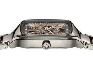 RADO 雷達錶 TRUE Square 真我方形系列開芯電漿高科技陶瓷機械腕錶 R27083712