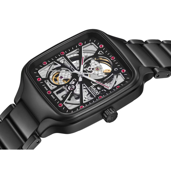 RADO 雷達錶 TRUE Square 真我方形系列陶瓷自動機械池昌旭限量版腕錶 R27174712