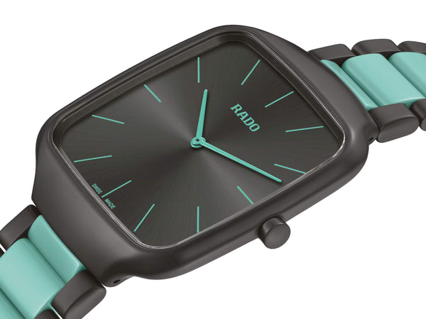 RADO 雷達錶 TRUE Squre 真我方形超薄系列石英幻彩腕錶 R27045162
