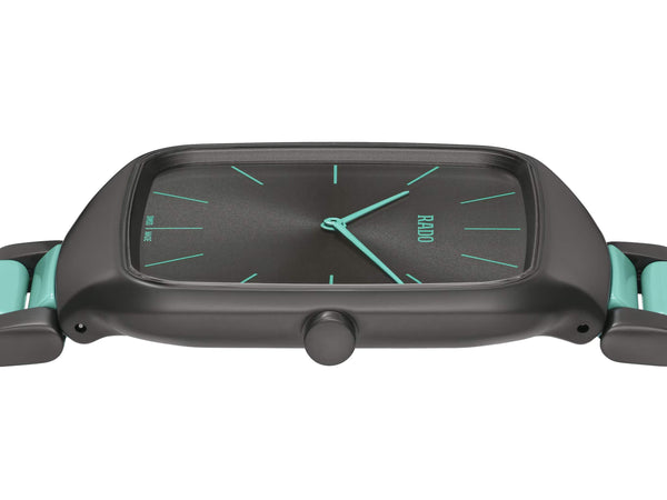 RADO 雷達錶 TRUE Squre 真我方形超薄系列石英幻彩腕錶 R27045162