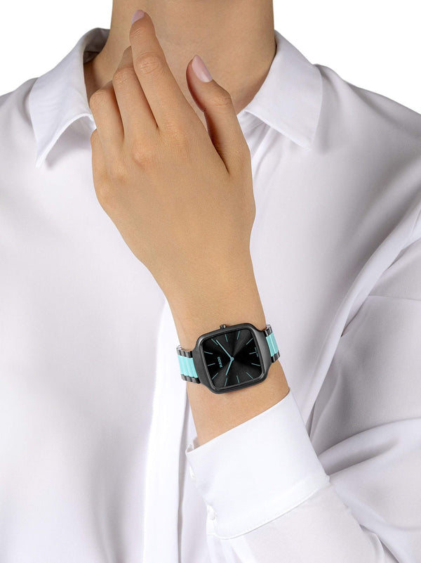 RADO 雷達錶 TRUE Squre 真我方形超薄系列石英幻彩腕錶 R27045162