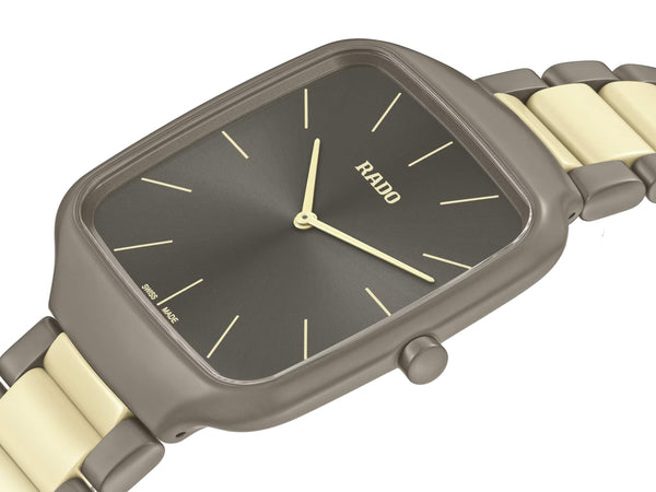 RADO 雷達錶 TRUE Squre 真我方形超薄系列石英幻彩腕錶 R27046172