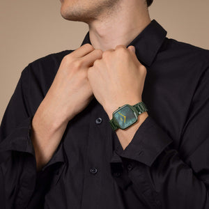 RADO 雷達錶 TRUE Squre Thinline 真我方形真薄系列陶瓷石英腕錶 37mm R27047902