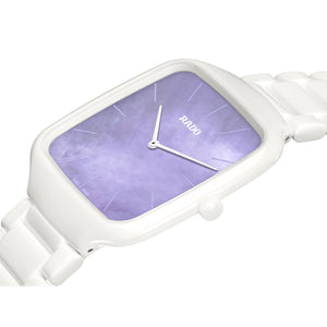 RADO 雷達錶 TRUE Squre Thinline 真我方形系列超薄電漿高科技陶瓷石英腕錶 37mm R27179902