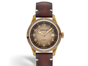 MontBlanc 萬寶龍 1858 系列 0 Oxygen 零氧青銅特別版日期顯示自動機械腕錶 41mm MB134339 - 新萬國鐘錶