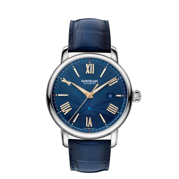 MontBlanc 萬寶龍 Star Legacy 明星傳承系列午夜藍限量版 43mm 130956
