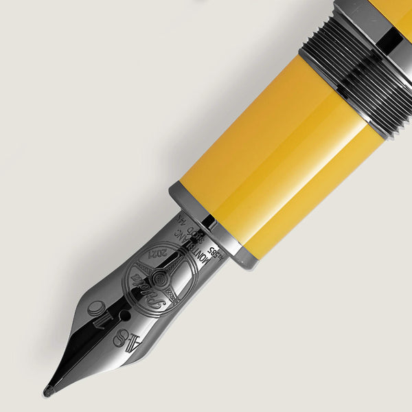 MontBlanc 萬寶龍著名人物系列恩佐法拉利 Giallo Modena 特別版鋼筆M尖 MB130661