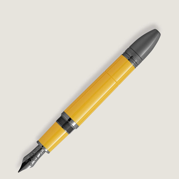 MontBlanc 萬寶龍著名人物系列恩佐法拉利 Giallo Modena 特別版鋼筆M尖 MB130661