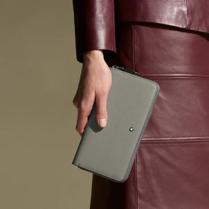 MONTBLANC 萬寶龍匠心系列 12 卡式全拉鏈皮夾 MB199371