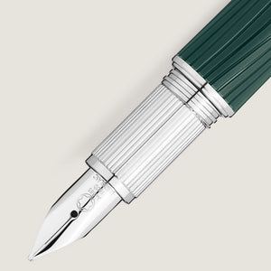 MontBlanc 萬寶龍星際行者 PolarGreen 系列珍貴樹脂鋼筆 f尖 MB132901