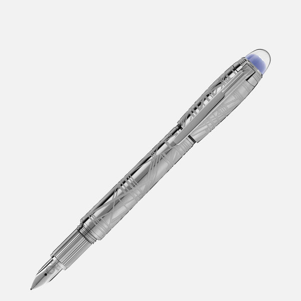 MontBlanc 萬寶龍星際行者 SpaceBlue 系列金屬鋼筆F尖 130218