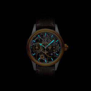 MONTBLANC 萬寶龍 Unveiled Minerva 1858系列單按把計時腕錶限量款100 43mm MB134281