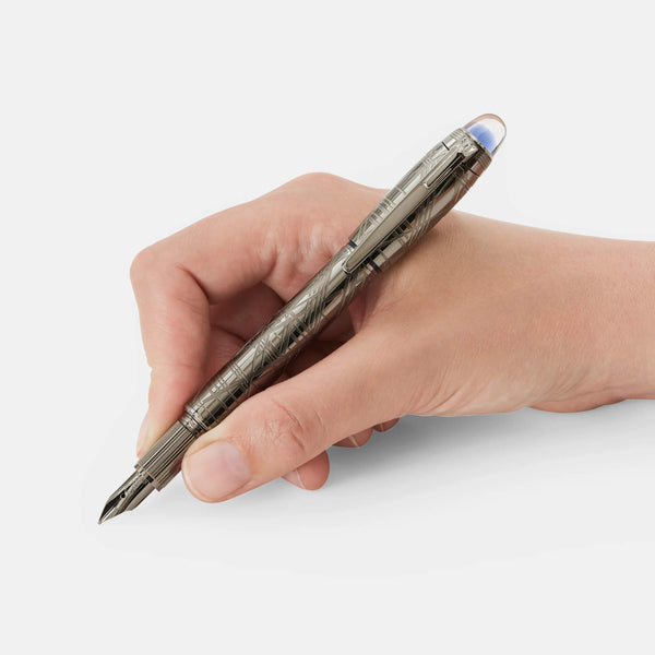MontBlanc 萬寶龍星際行者 SpaceBlue 系列金屬鋼筆F尖 130218