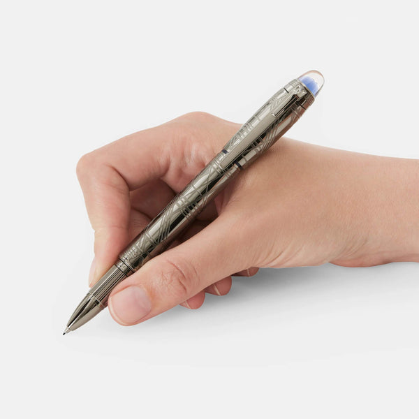MontBlanc 萬寶龍星際行者 SpaceBlue 系列金屬細字筆 130220
