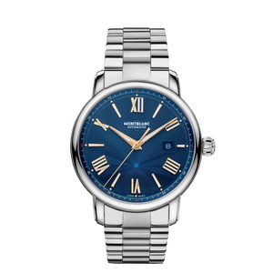 MontBlanc 萬寶龍 Star Legacy 明星傳承系列午夜藍限量版 43mm 130957