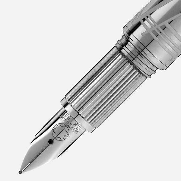MontBlanc 萬寶龍星際行者 SpaceBlue 系列金屬鋼筆F尖 130218