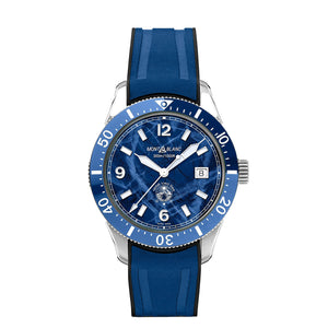 MontBlanc 萬寶龍 Iced Sea 系列300米日期顯示自動潛水腕錶 41mm 129370