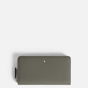 MONTBLANC 萬寶龍匠心系列 12 卡式全拉鏈皮夾 MB199371