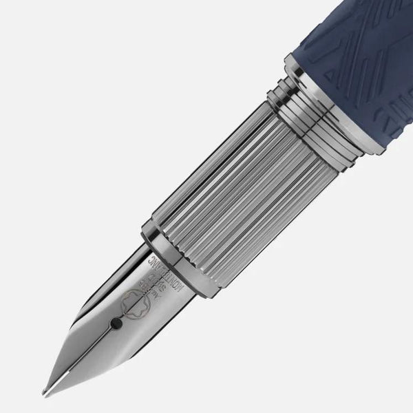MontBlanc 萬寶龍星際行者 SPACEBLUE 系列樹脂鋼筆 F尖 130210