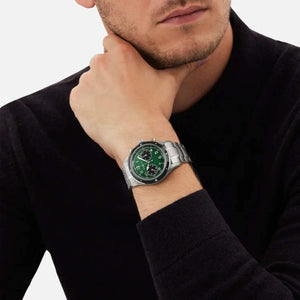 MontBlanc 萬寶龍 1858 系列 0 Oxygen 零氧暗夜綠自動上鍊計時碼錶 42mm 133298