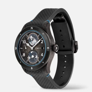 MontBlanc 萬寶龍 1858 GEOSPHERE 世界時區 CARBO₂碳纖維 0 OXYGEN 零氧限量版1969枚 43.5mm 132300