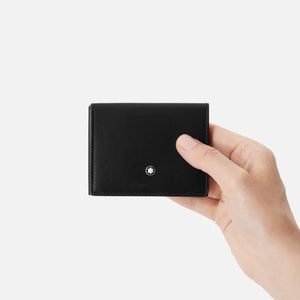 MONTBLANC 萬寶龍軟皮系列系列 Trio 卡夾 4卡式 MB198121