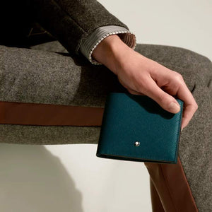 MONTBLANC 萬寶龍匠心系列皮夾 8卡式 MB198874