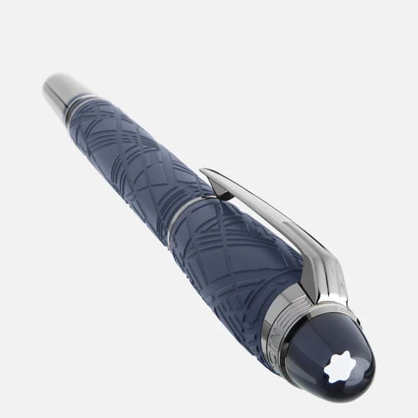 MontBlanc 萬寶龍星際行者 SPACEBLUE 系列樹脂鋼筆 F尖 130210