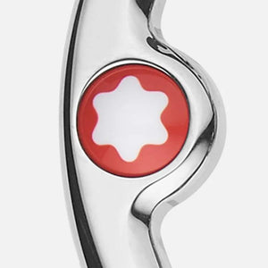 MONTBLANC 萬寶龍 馬蹄形搭扣黑色 35 毫米皮帶 MB198636