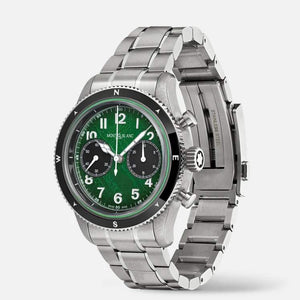 MontBlanc 萬寶龍 1858 系列 0 Oxygen 零氧暗夜綠自動上鍊計時碼錶 42mm 133298