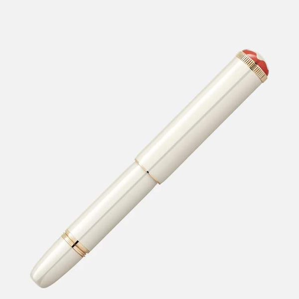MontBlanc 萬寶龍傳承系列紅與黑迷你特別版象牙白 F 尖鋼筆 MB128120