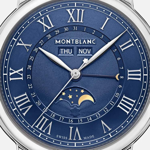 MontBlanc 萬寶龍 Star Legacy 明星傳承系列午夜藍全日曆腕錶 42mm 130968