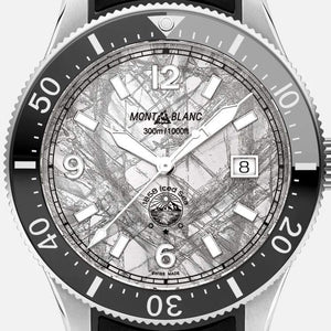 MontBlanc 萬寶龍 Iced Sea 系列300米日期顯示自動潛水腕錶 41mm 133628