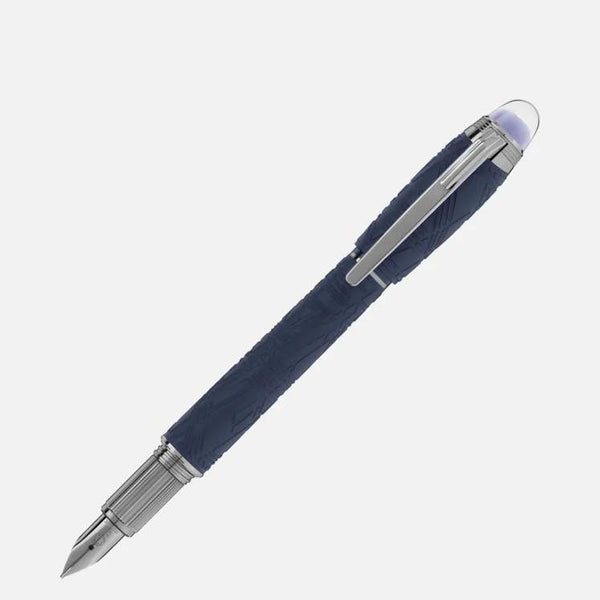 MontBlanc 萬寶龍星際行者 SPACEBLUE 系列樹脂鋼筆 F尖 130210