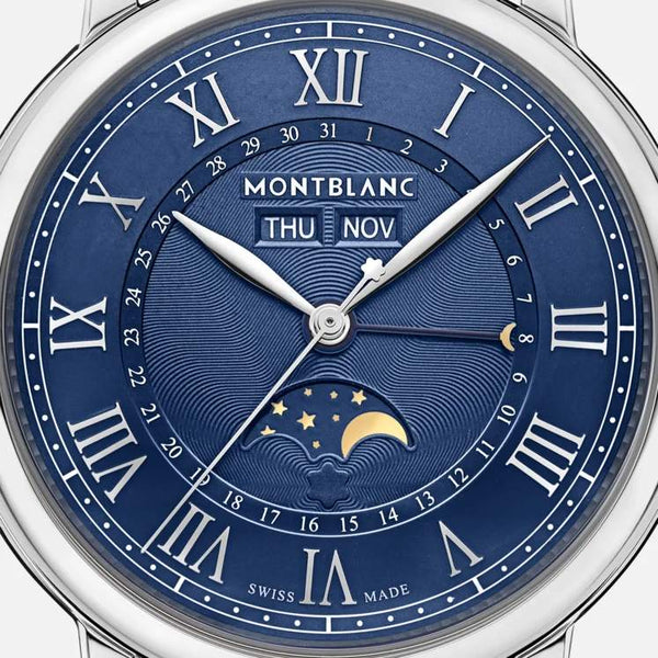 MontBlanc 萬寶龍 Star Legacy 明星傳承系列午夜藍全日曆腕錶 42mm 130967