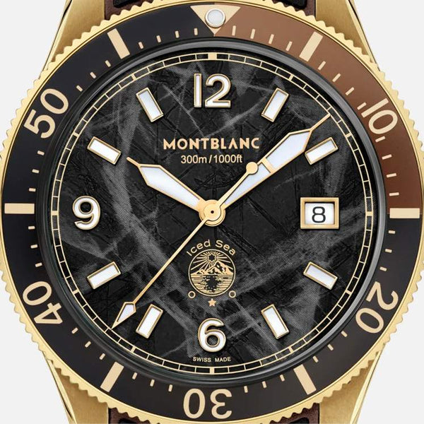 MontBlanc 萬寶龍 Iced Sea 系列 300米日期顯示自動潛水青銅腕錶 41mm 133300